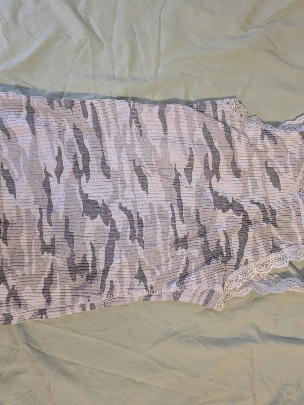 Epic Threads White Lace-Trim Ribbed Tank Top - Picture 3 of 3